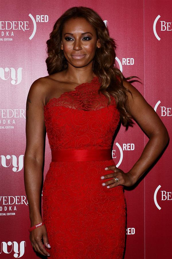 Melanie Brown Belevedere Red Launch at the Ivy Pool in Sidney 01.12.12 