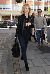 Mena Suvari outside the BBC Radio One studios October 4, 2012 