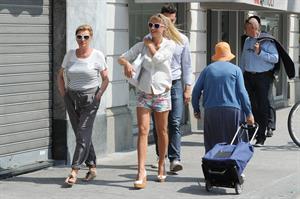 Michelle Hunziker out in Milani August 30, 2013 
