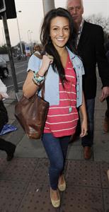 Michelle Keegan before the Wanted Concert March 28, 2011