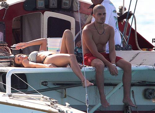 Michelle Keegan bikini candids Barbados January 1, 2011 