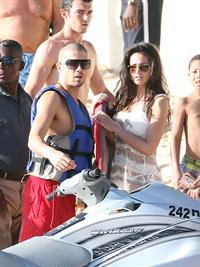 Michelle Keegan beach candids in Barbados December 30, 2011