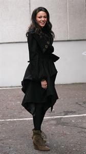 Michelle Keegan outside ITV Studios on December 3, 2010