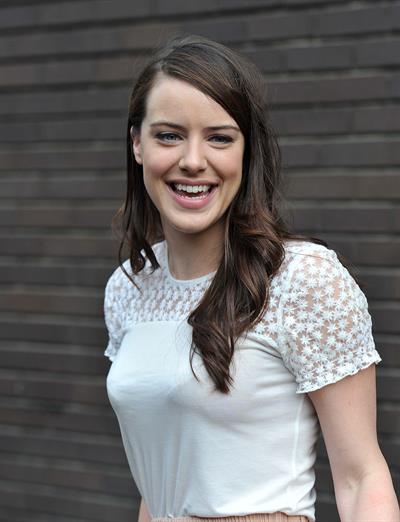 Michelle Ryan - Arriving at ITV Studios - August 21, 2012