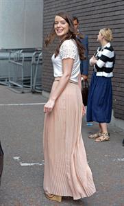Michelle Ryan - Arriving at ITV Studios - August 21, 2012