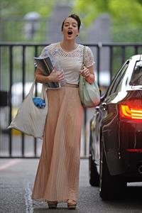 Michelle Ryan - Arriving at ITV Studios - August 21, 2012