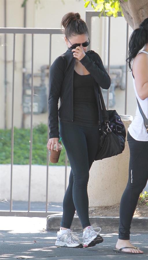 Mila Kunis leaving exercise class in West Hollywood 10/23/12 