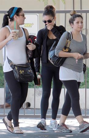 Mila Kunis leaving exercise class in West Hollywood 10/23/12 