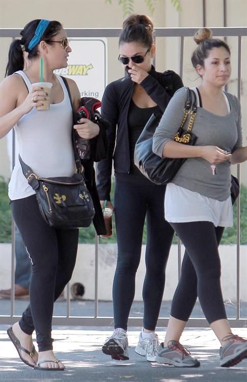 Mila Kunis leaving exercise class in West Hollywood 10/23/12 