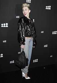 Miley Cyrus Attends the Myspace relaunch at The El Rey Theater in Los Angeles on June 12, 2013