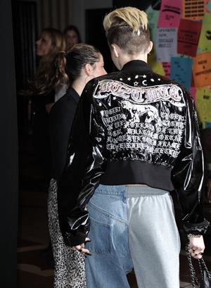 Miley Cyrus Attends the Myspace relaunch at The El Rey Theater in Los Angeles on June 12, 2013