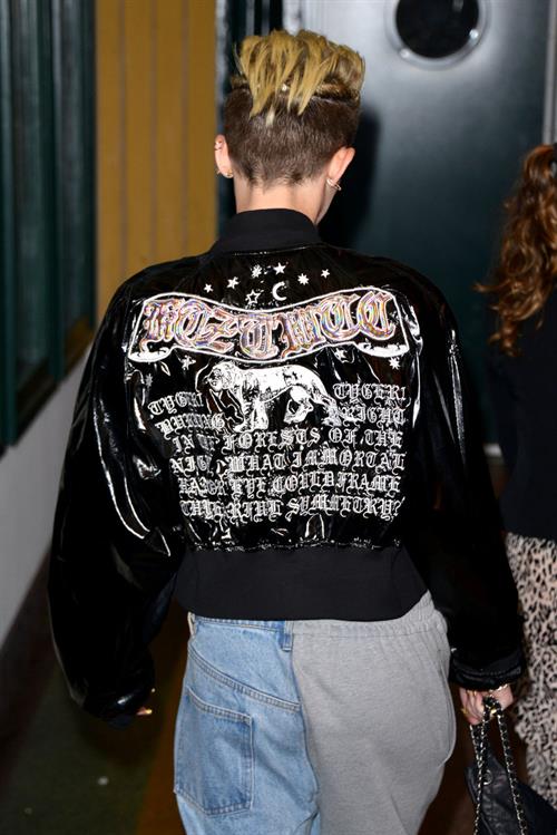 Miley Cyrus Attends the Myspace relaunch at The El Rey Theater in Los Angeles on June 12, 2013