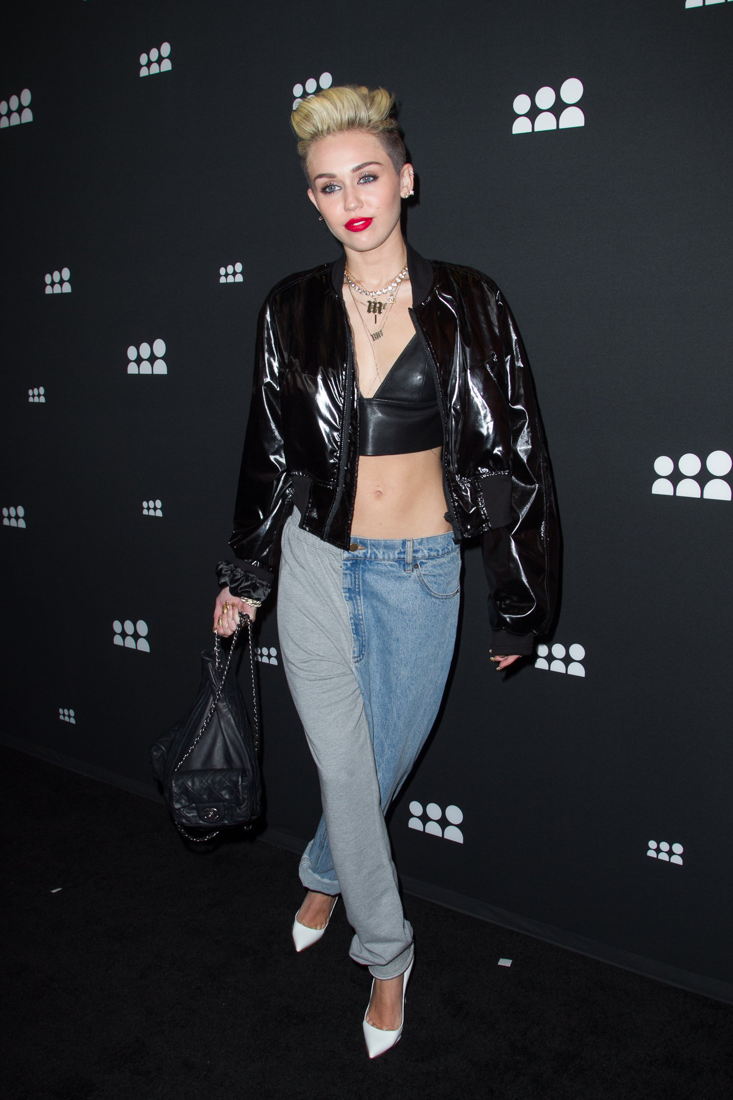 Miley Cyrus Attends the Myspace relaunch at The El Rey Theater in Los Angeles on June 12, 2013