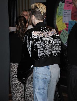 Miley Cyrus Attends the Myspace relaunch at The El Rey Theater in Los Angeles on June 12, 2013