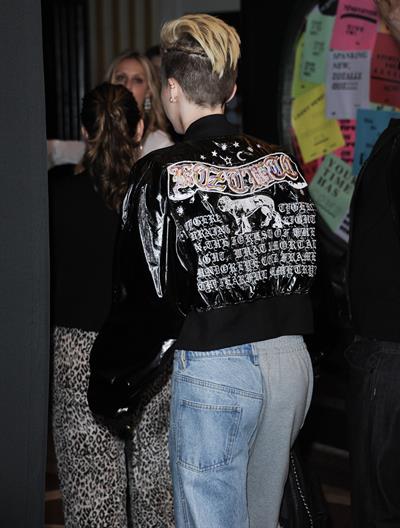 Miley Cyrus Attends the Myspace relaunch at The El Rey Theater in Los Angeles on June 12, 2013