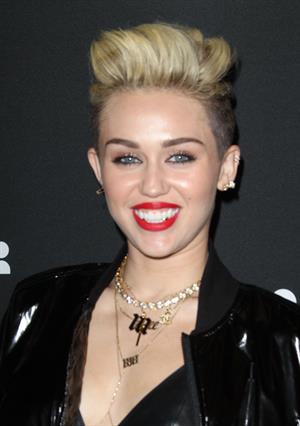 Miley Cyrus Attends the Myspace relaunch at The El Rey Theater in Los Angeles on June 12, 2013