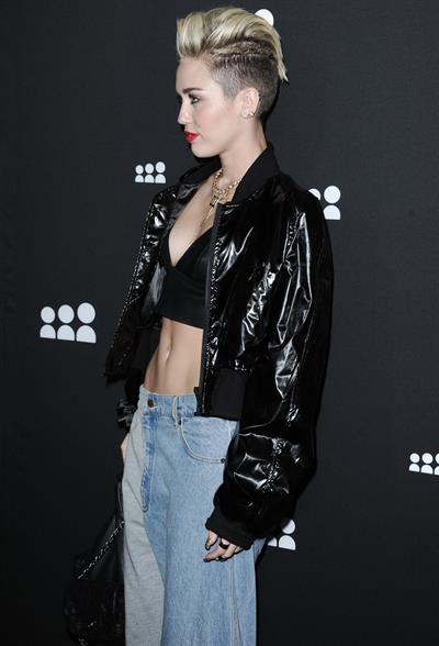 Miley Cyrus Attends the Myspace relaunch at The El Rey Theater in Los Angeles on June 12, 2013