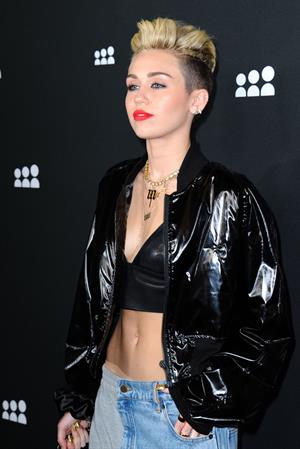 Miley Cyrus Attends the Myspace relaunch at The El Rey Theater in Los Angeles on June 12, 2013