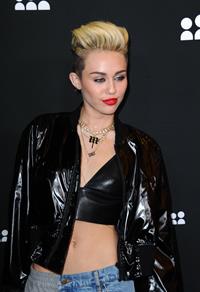 Miley Cyrus Attends the Myspace relaunch at The El Rey Theater in Los Angeles on June 12, 2013