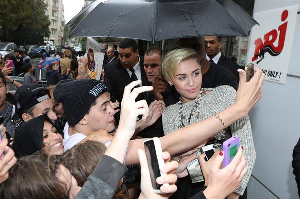 Miley Cyrus in Paris 9/9/13  