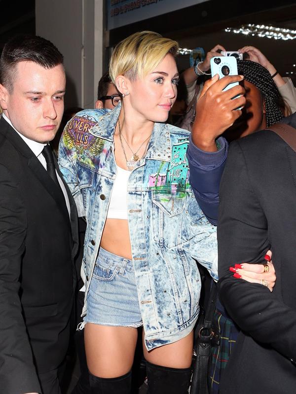 Miley Cyrus in London 9/11/13  