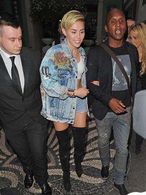 Miley Cyrus in London 9/11/13  