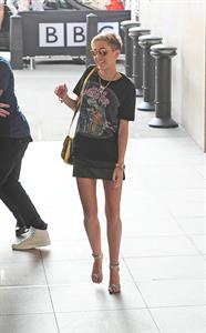 Miley Cyrus Spotted in a Join A Weird Trip T-shirt outside the London Studios in London (18.07.2013) 