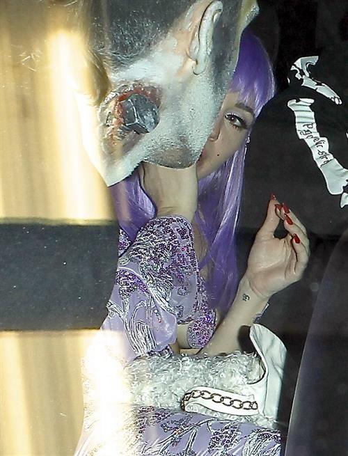 Miley Cyrus – Halloween Party candids in LA 10/31/13  