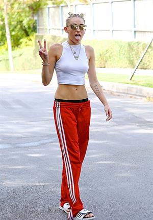 Miley Cyrus candids in Los Angeles 8/31/13  