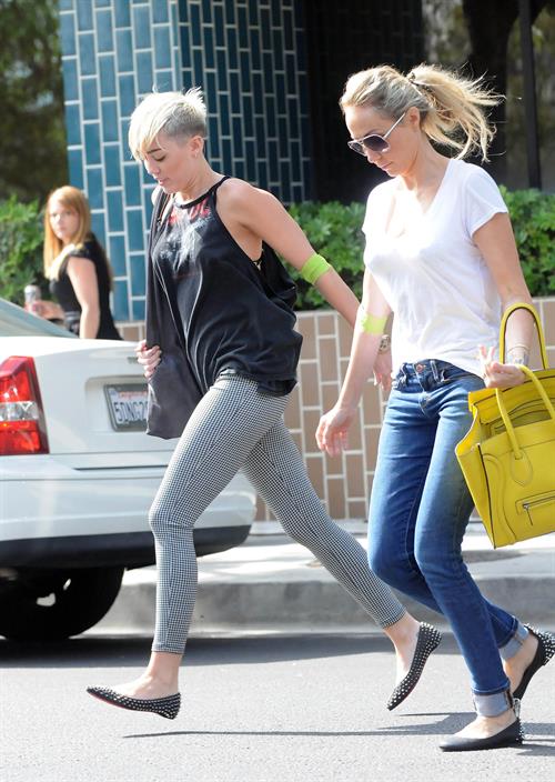Miley Cyrus Pictures Miley Cyrus out and about in LA 10/9/12