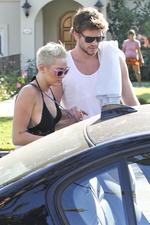 Miley Cyrus out and about in Santa Monica 9/29/12 