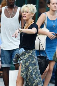 Miley Cyrus - Out shopping in New York City August 23, 2012