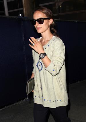Natalie Portman arrives at LAX Airport - May 30, 2013 