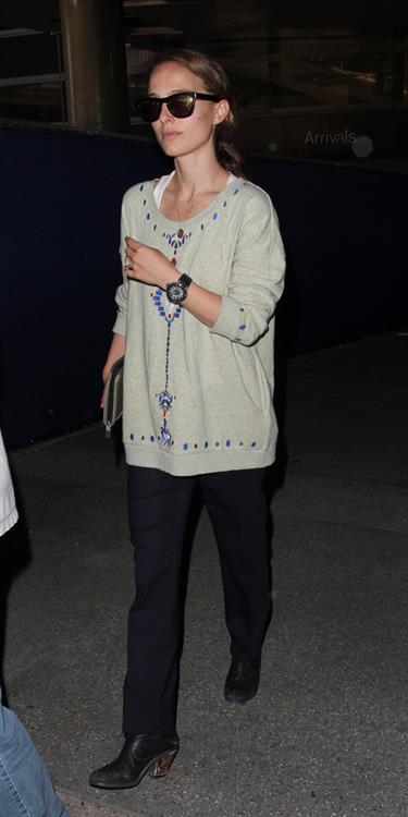 Natalie Portman arrives at LAX Airport - May 30, 2013 