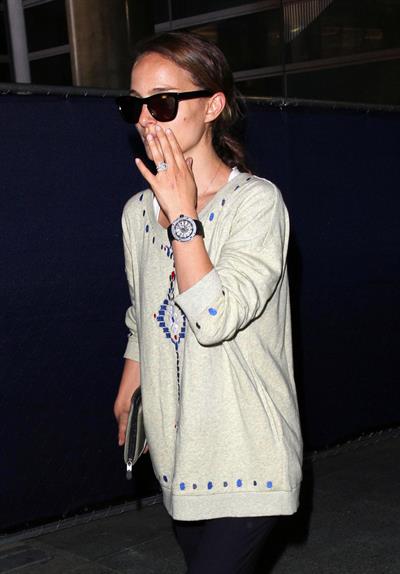 Natalie Portman arrives at LAX Airport - May 30, 2013 