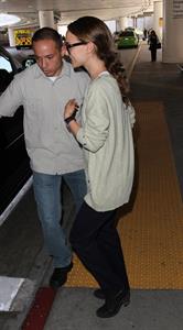 Natalie Portman arrives at LAX Airport - May 30, 2013 