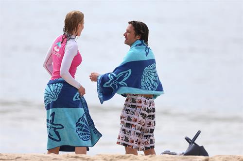 Nicole Kidman in Bikini Morning Swim candids in Sydney February 4, 2013 