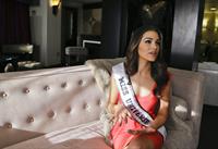 Olivia Culpo during an interview the morning after winning the Miss Universe pageant (Dec 20, 2012) 