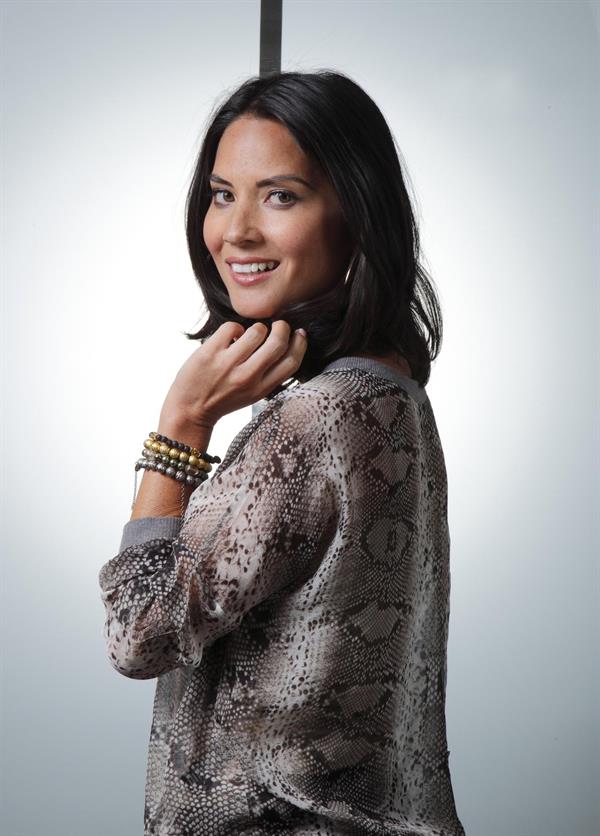 Olivia Munn  The Babymakers  Press Conference Portraits in Los Angeles - July 24, 2012 
