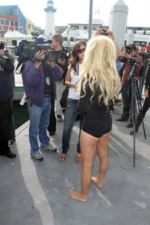 Pamela Anderson Launches Sea Shepherds Operation Zero Tolerance Whale Defense Campaign on November 2, 2012 