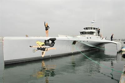 Pamela Anderson Launches Sea Shepherds Operation Zero Tolerance Whale Defense Campaign on November 2, 2012 