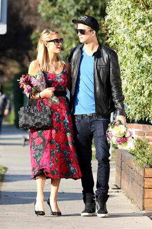 Paris Hilton and River Viiperi get in the mood for Valentine's Day with a romantic shopping trip in LA 2/11/13 