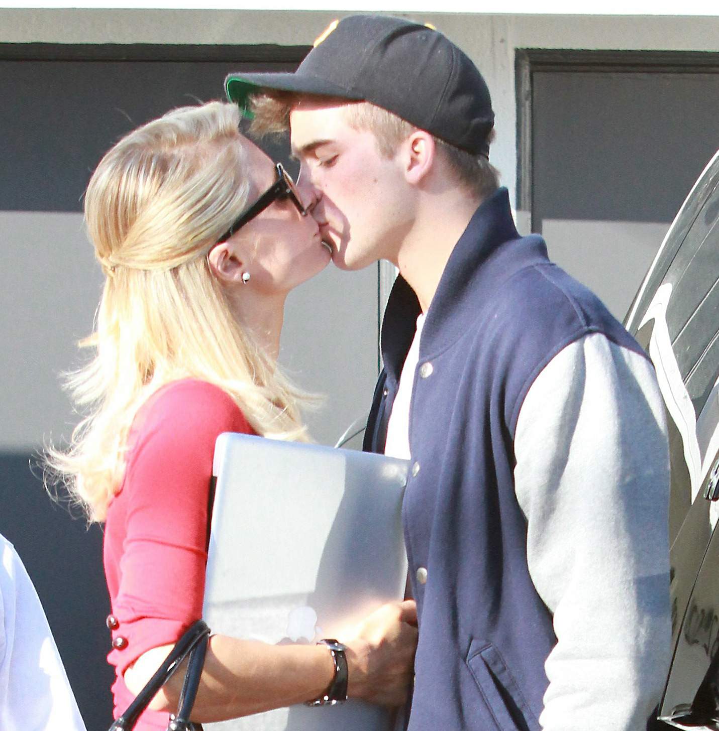 Paris Hilton and River Viiperi leave a shopping trip where Paris gets into her red Ferrari February 13, 2013 