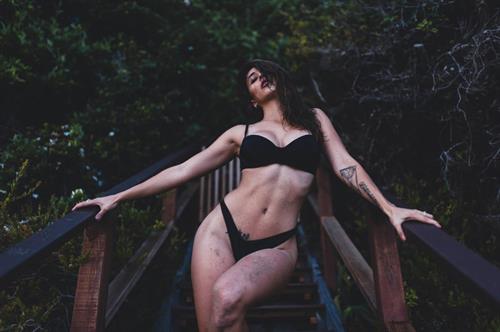 Tianna Gregory in a bikini