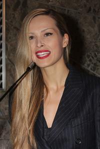 Petra Nemcova Empire State Building in NYC 10/16/12 