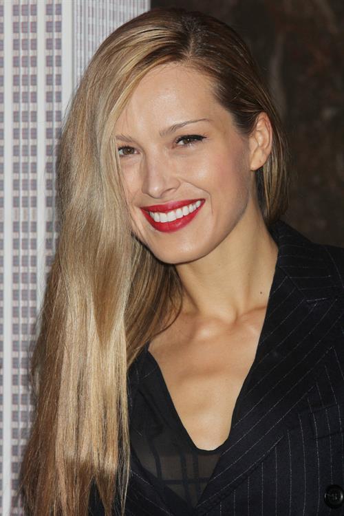 Petra Nemcova Empire State Building in NYC 10/16/12 
