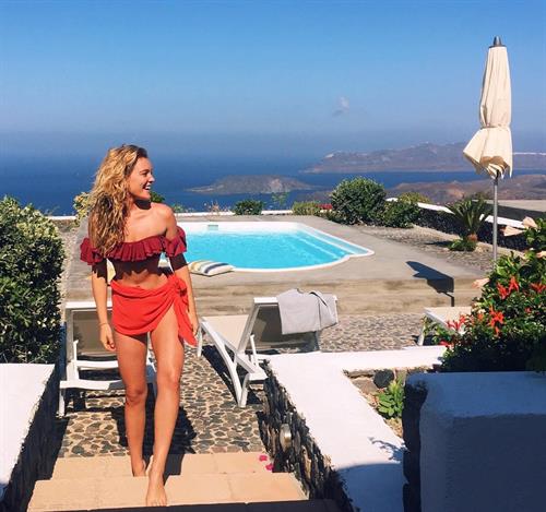 Georgia Gibbs in a bikini