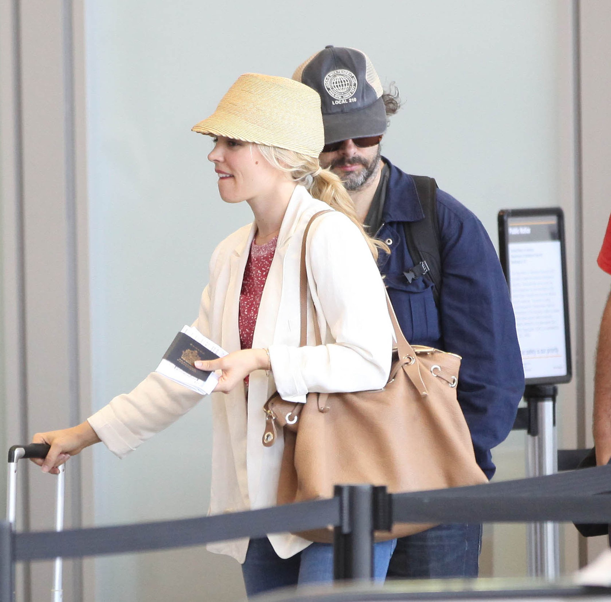 Rachel McAdams - Departs on a flight at LAX airport - August 9, 2012
