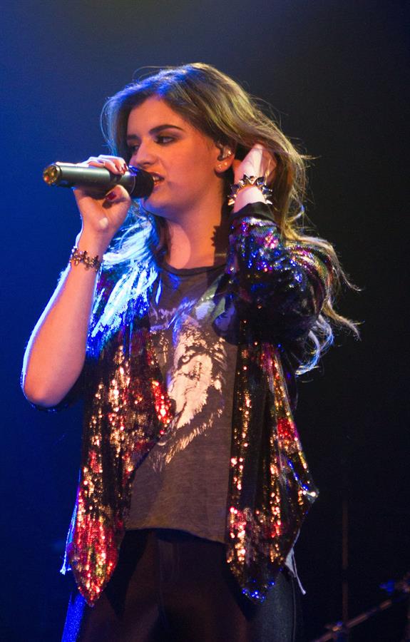 Rebecca Black performing at the House of Blues in Anaheim 12/23/12 