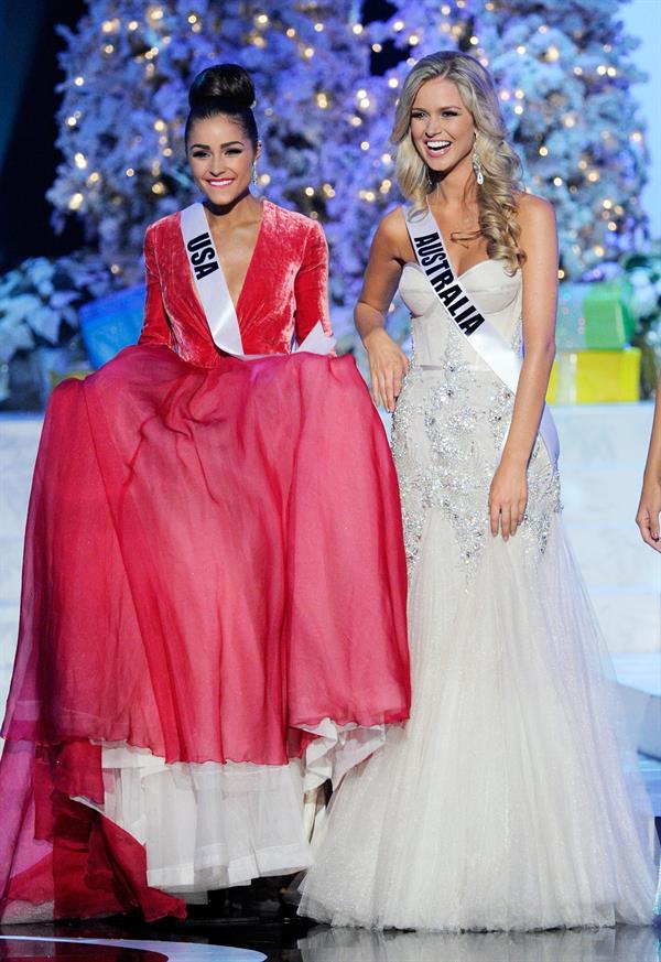 Renae Ayris (Miss Australia) 2012 Miss Universe Pageant in Las Vegas (Dec 19, 2012) 